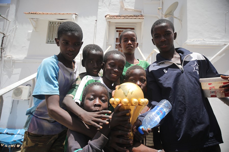 Thiès - Découvrez les IMAGES inédites de la présentation du trophée de la CAN