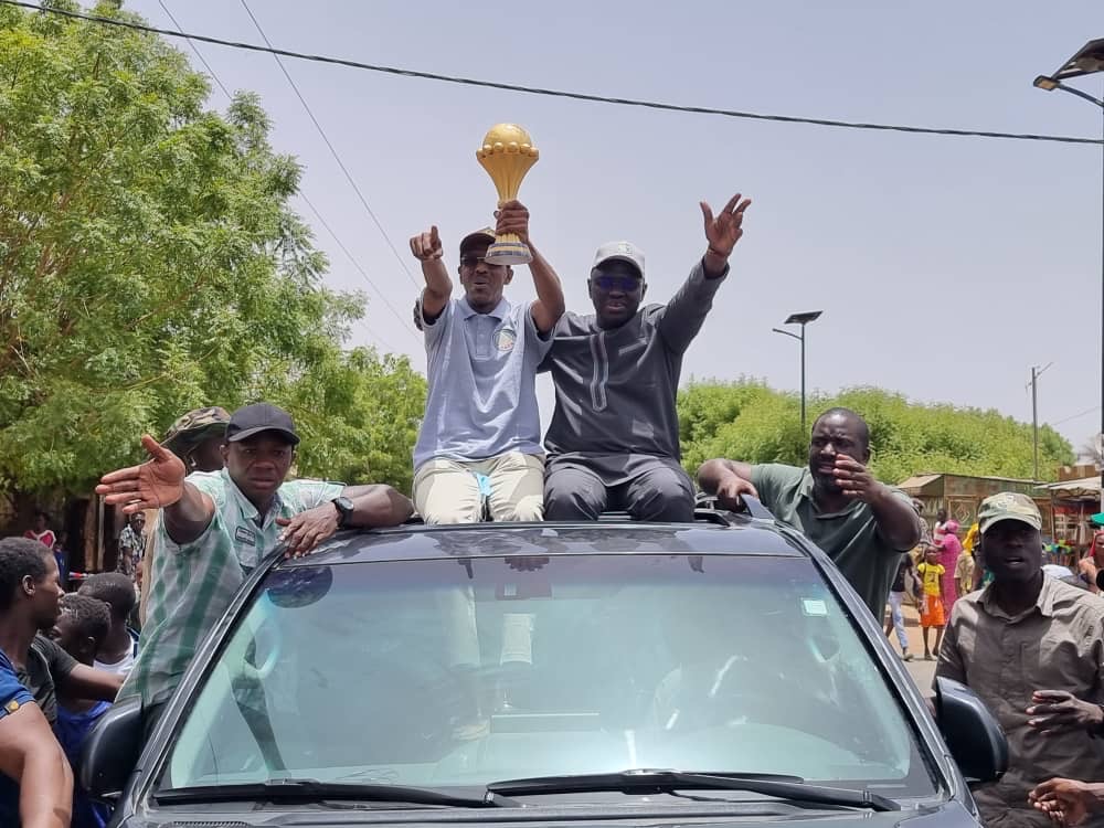 Le trophée de la Can dans les régions : Fanaye réserve un accueil chaleureux à la caravane du « Trophy Tour »