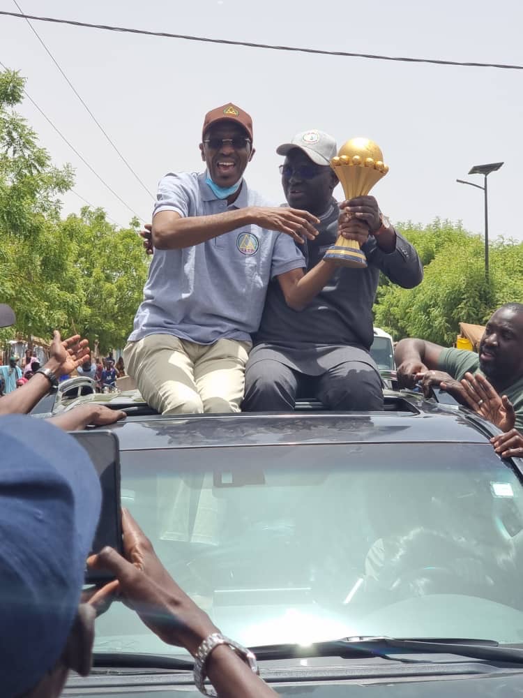 Le trophée de la Can dans les régions : Fanaye réserve un accueil chaleureux à la caravane du « Trophy Tour »