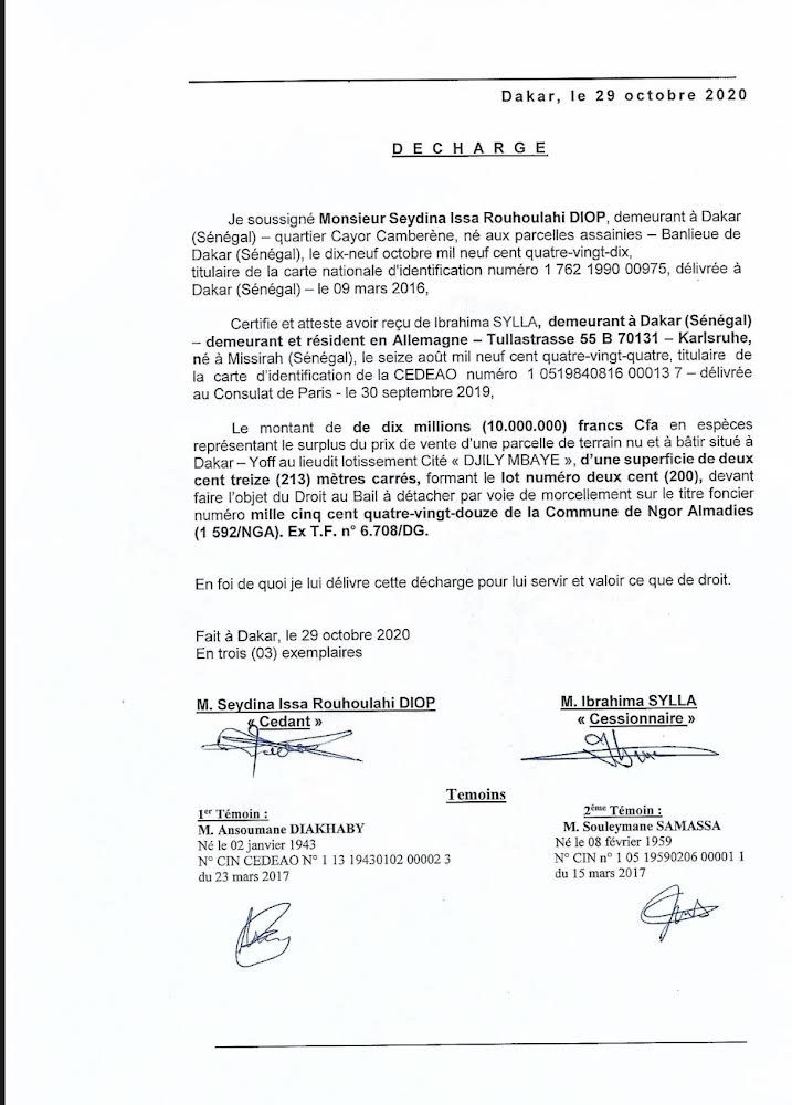 Victime d'une arnaque portant sur 32 millions : Ibrahima Sylla, un sénégalais résidant en Allemagne, traîne en justice la notaire Aïssatou Guèye Diagne.