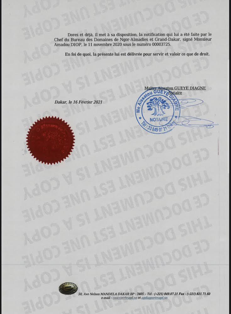 Victime d'une arnaque portant sur 32 millions : Ibrahima Sylla, un sénégalais résidant en Allemagne, traîne en justice la notaire Aïssatou Guèye Diagne.