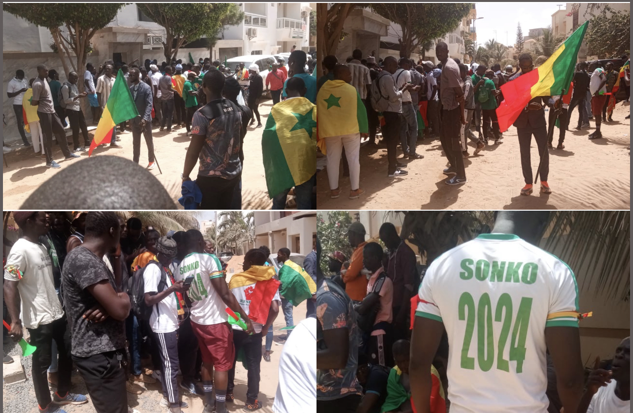 Manifestation de l'opposition : Des partisans de Pastef affluent chez Ousmane Sonko