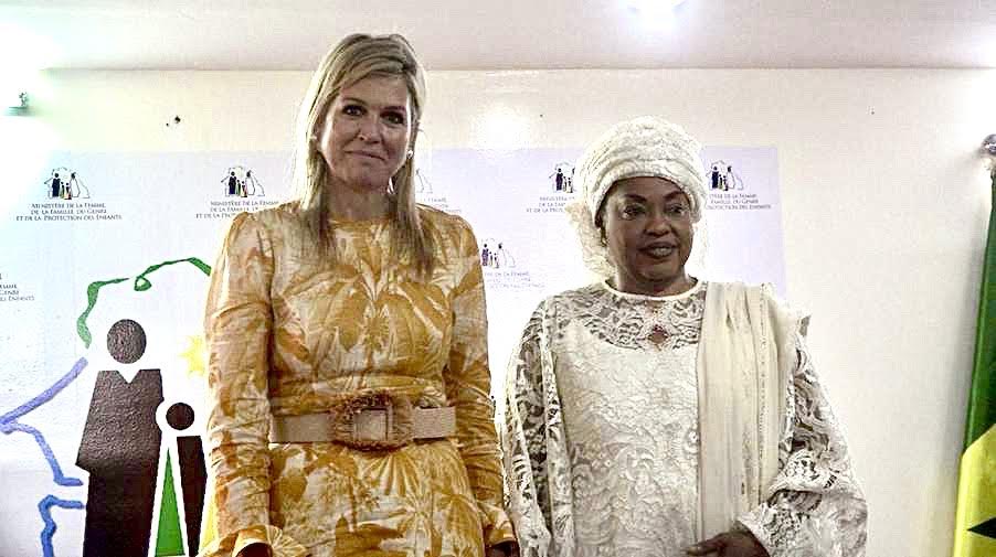 Visite de Sa Majesté la Reine Maxima du Royaume des Pays-Bas au ministère de la femme : un débat sur les stratégies d’inclusion financière en Afrique pour les femmes et les groupes vulnérables.