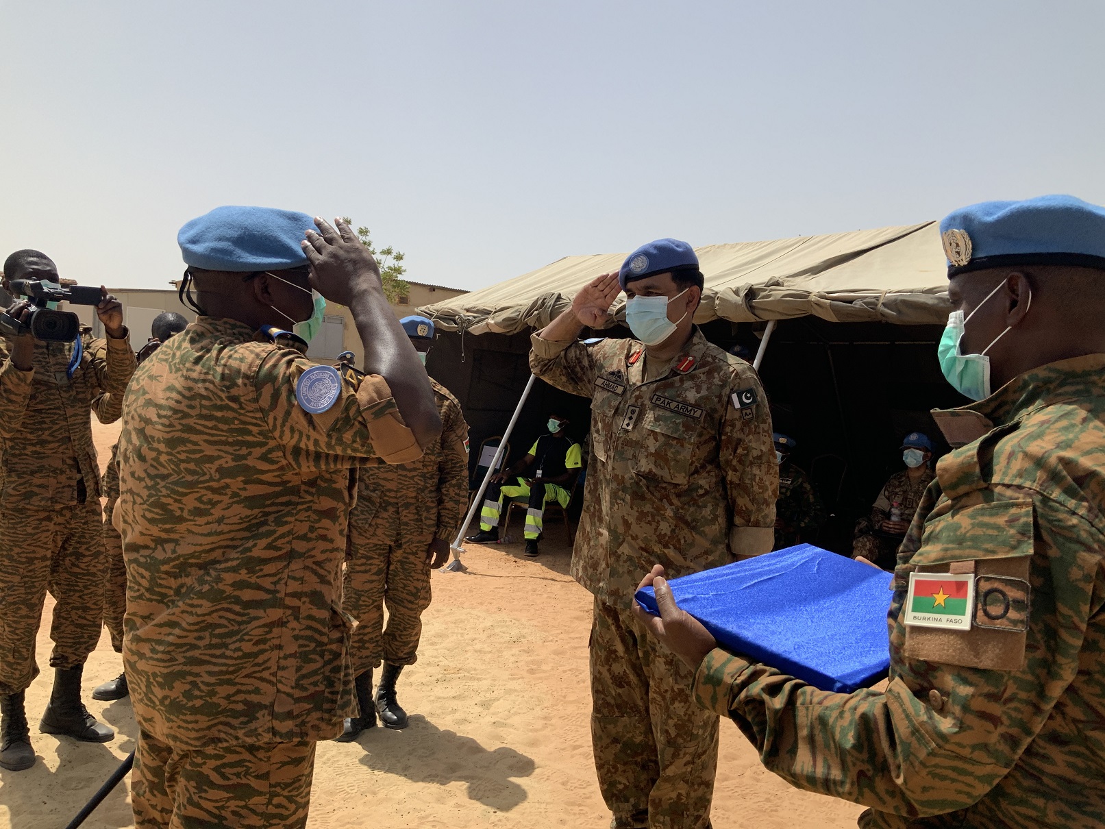 Mali: huit Casques bleus burkinabè blessés près de Tombouctou
