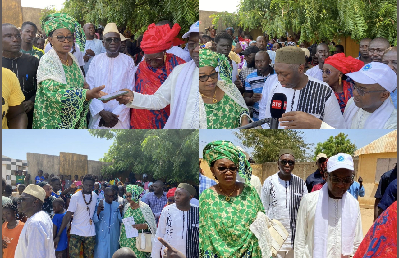 Bambey : la coalition Wallu Sénégal accueillie par Aïda Mbodj.