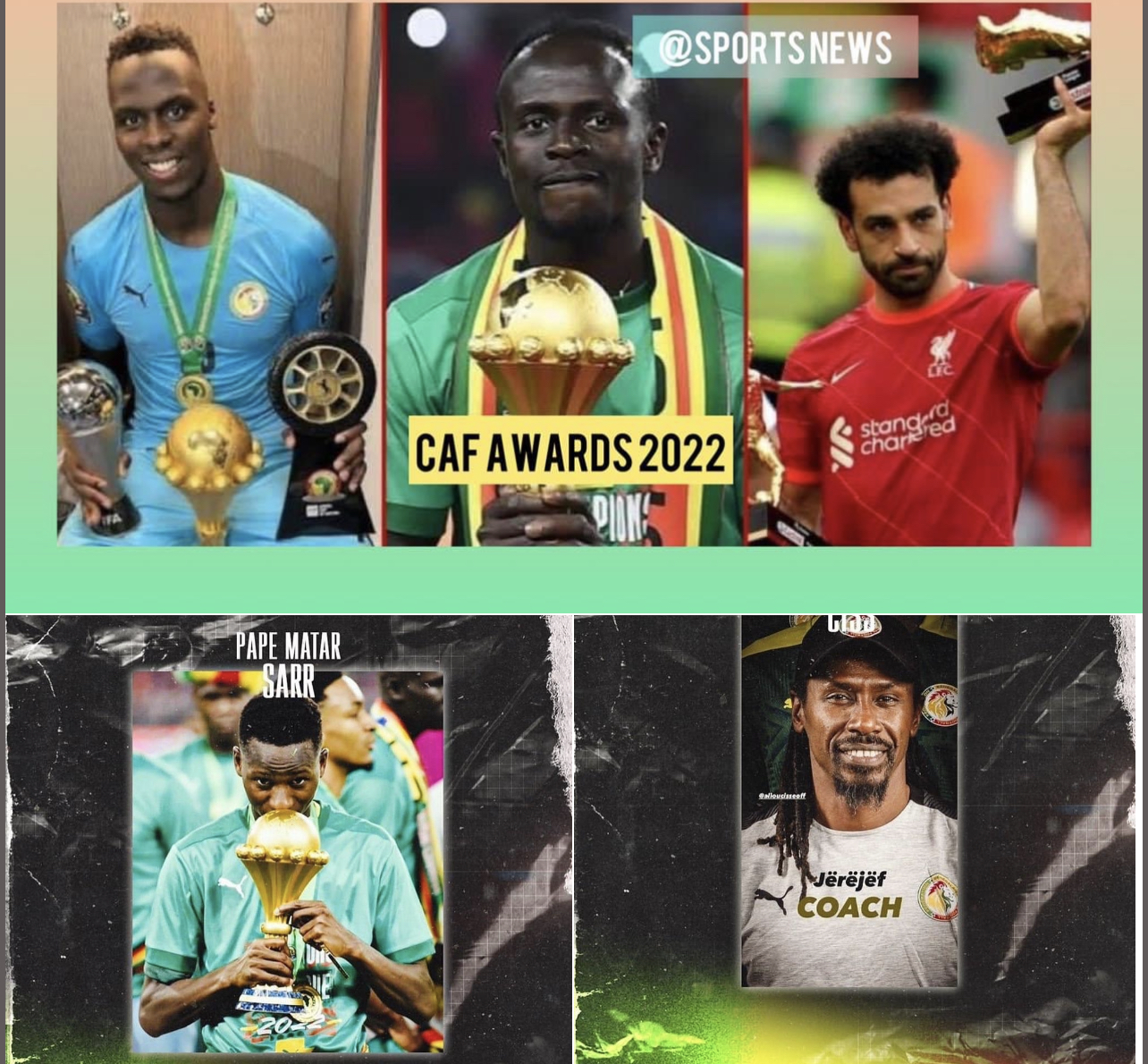 CAF Awards 2022 : Découvrez le trio final masculin et l’ensemble des derniers nominés à 24h de la cérémonie…