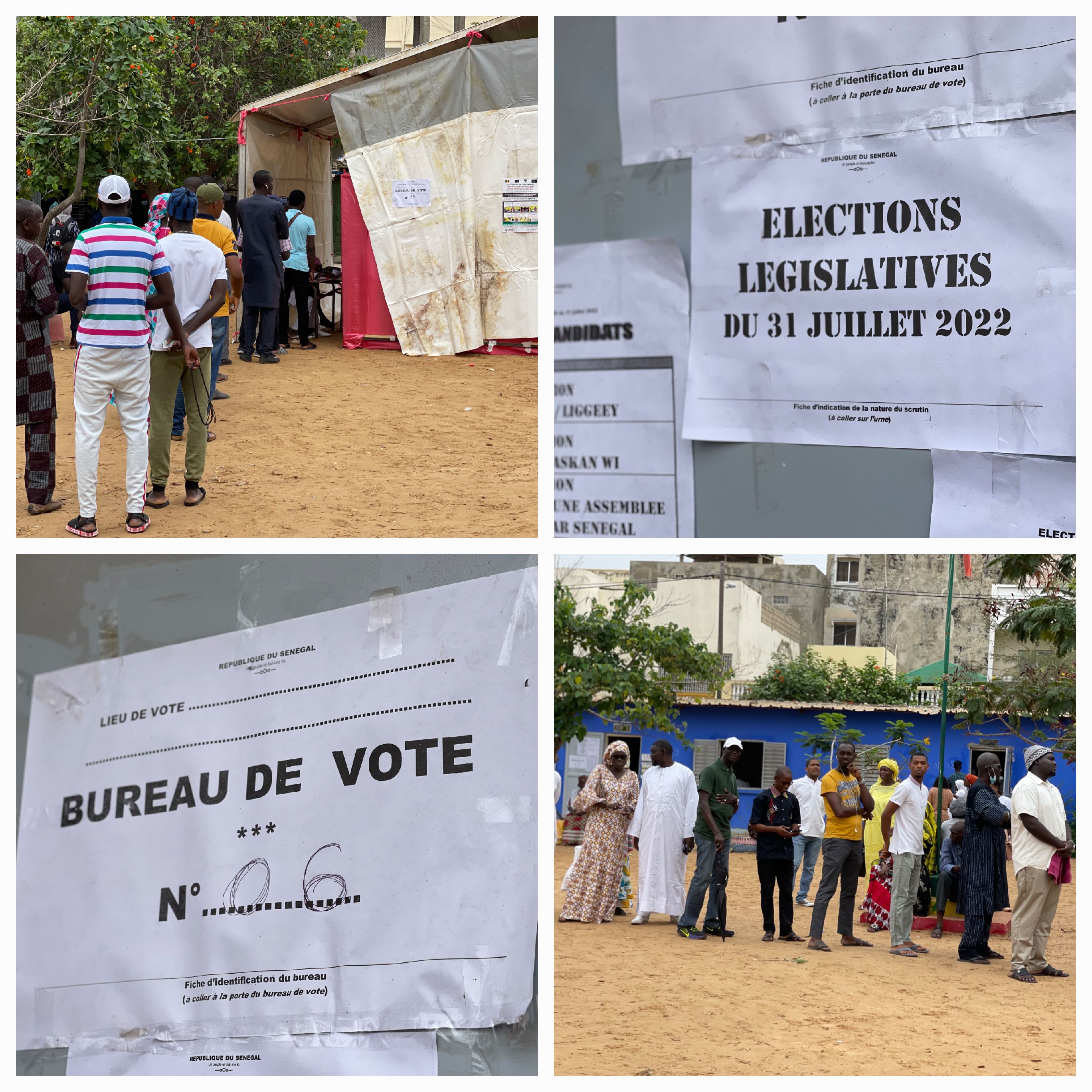 Législatives2022 à Grand-Yoff : Début de vote timide au CEM Scat Urbam
