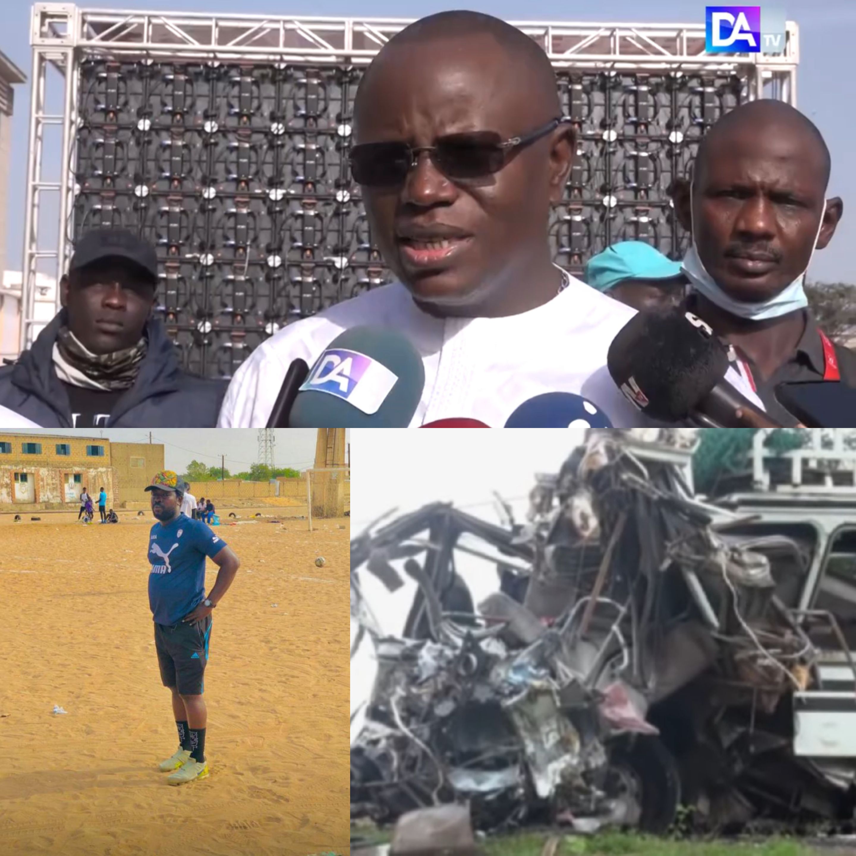 Accident survenu à hauteur de Diouroup : Le ministre des sports présente ses condoléances à la famille des victimes.