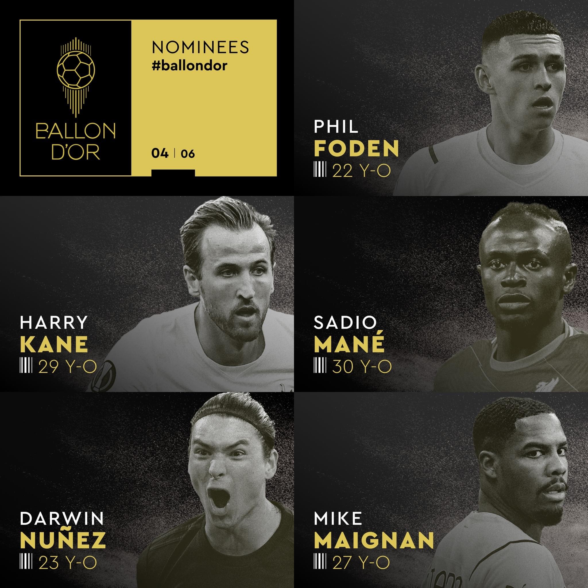 Ballon d'or 2022 : La liste des 30 nominés avec Benzema et Sadio Mané, Messi et Neymar zappés !