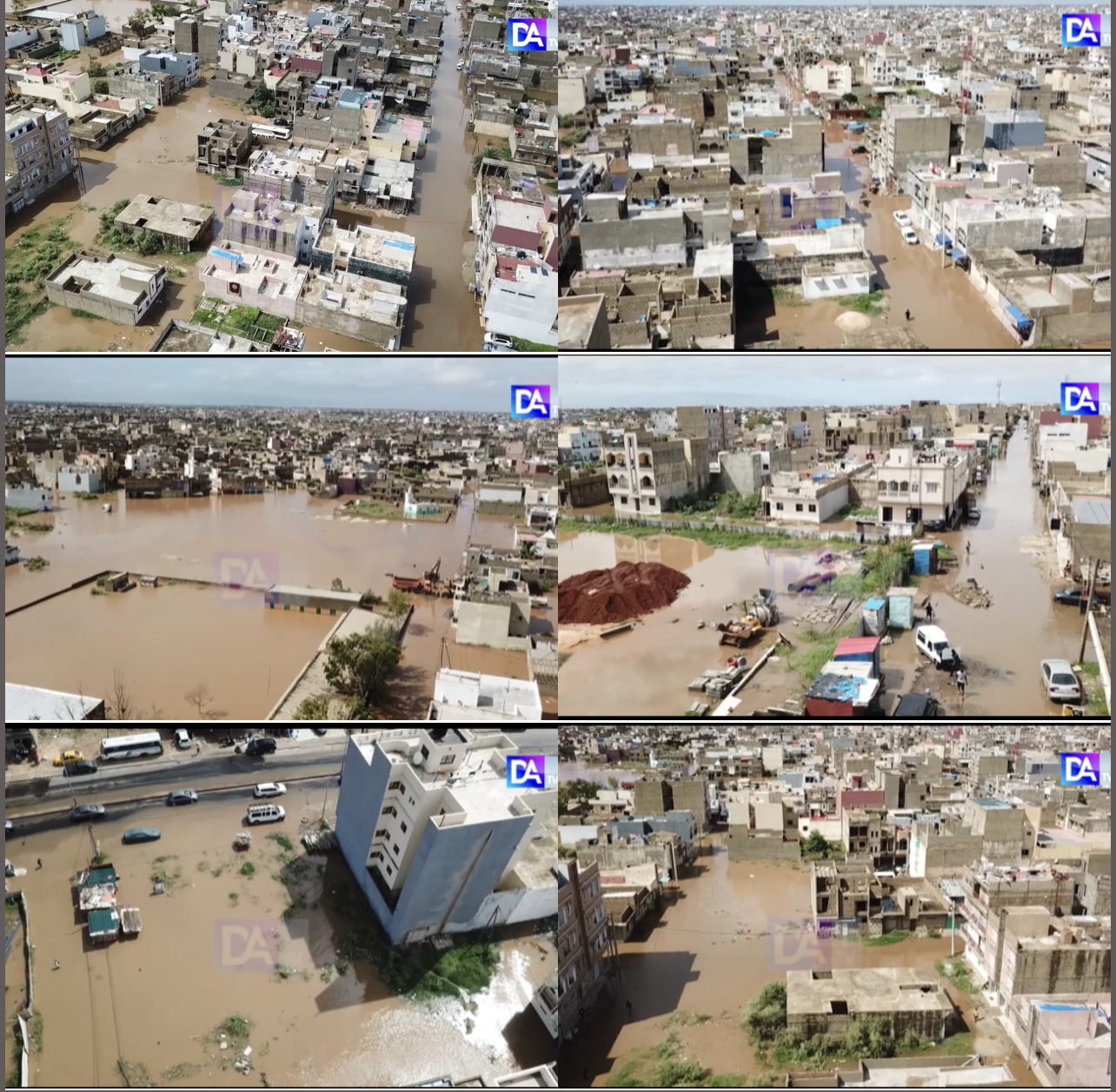Inondations à Keur Massar : Jaxaay sous les eaux.