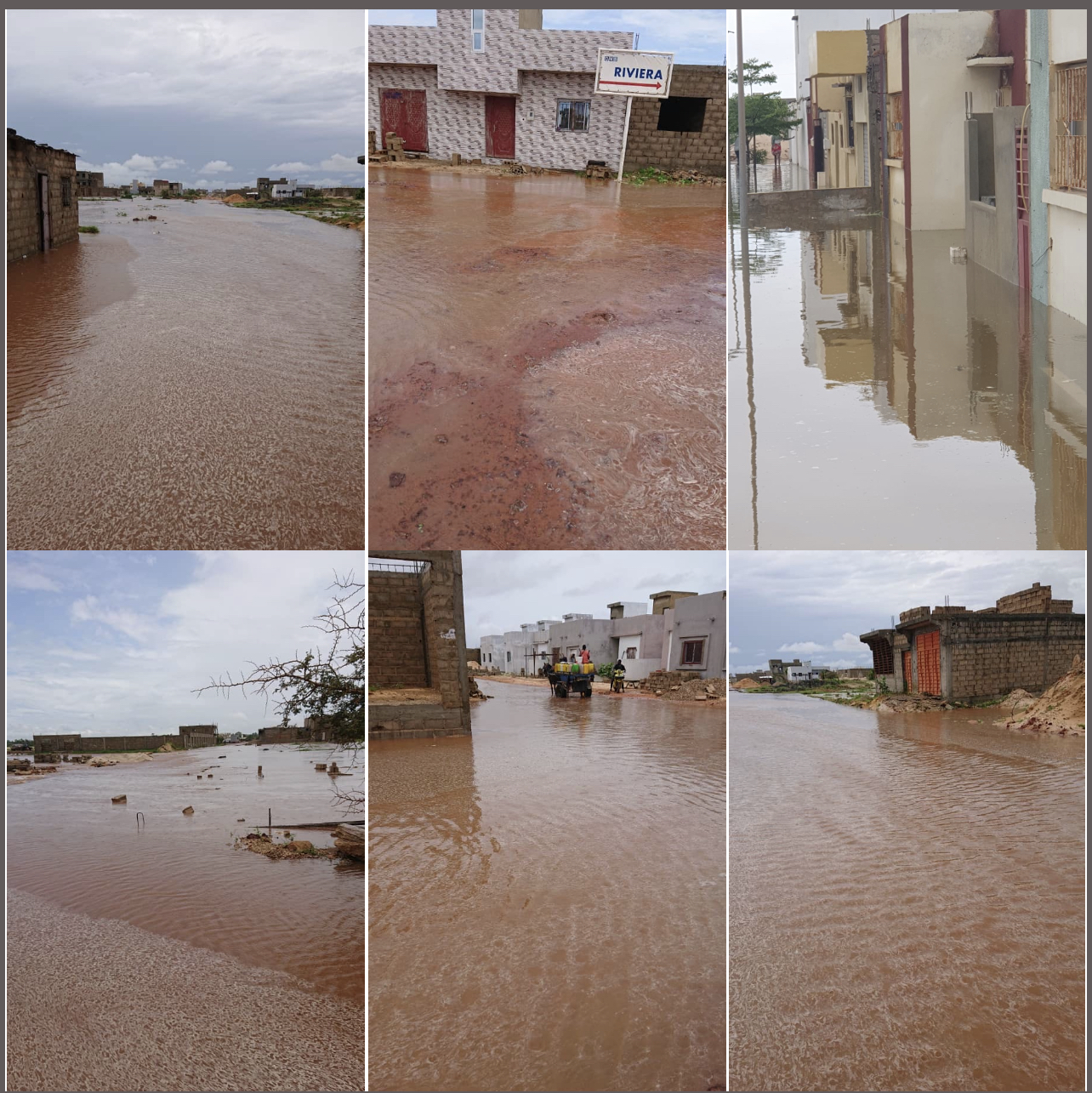 Fortes pluies à Sangalkam : la Sicap Belleville patauge dans l'eau, les habitants crient leur désarroi.