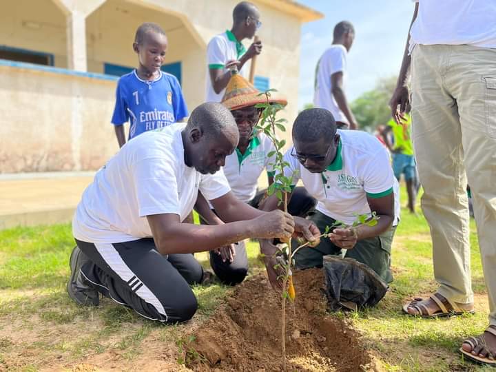 Ndouloumadji/Campagne de reboisement : le DG de l'ASERGMV a planté symboliquement "l'arbre du chef de l'État"