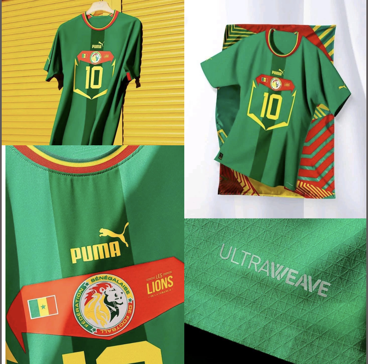 Maillot extérieur du Sénégal : Puma officialise le modèle qui avait fuité il y a quelques jours…