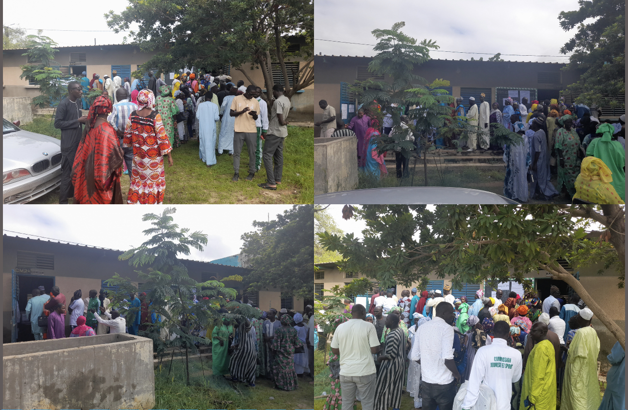 Élections du HCCT / Département de Kaolack : 800 conseillers inscrits...Les électeurs rallient l'école Guédel Mbodj, l'unique centre de vote.