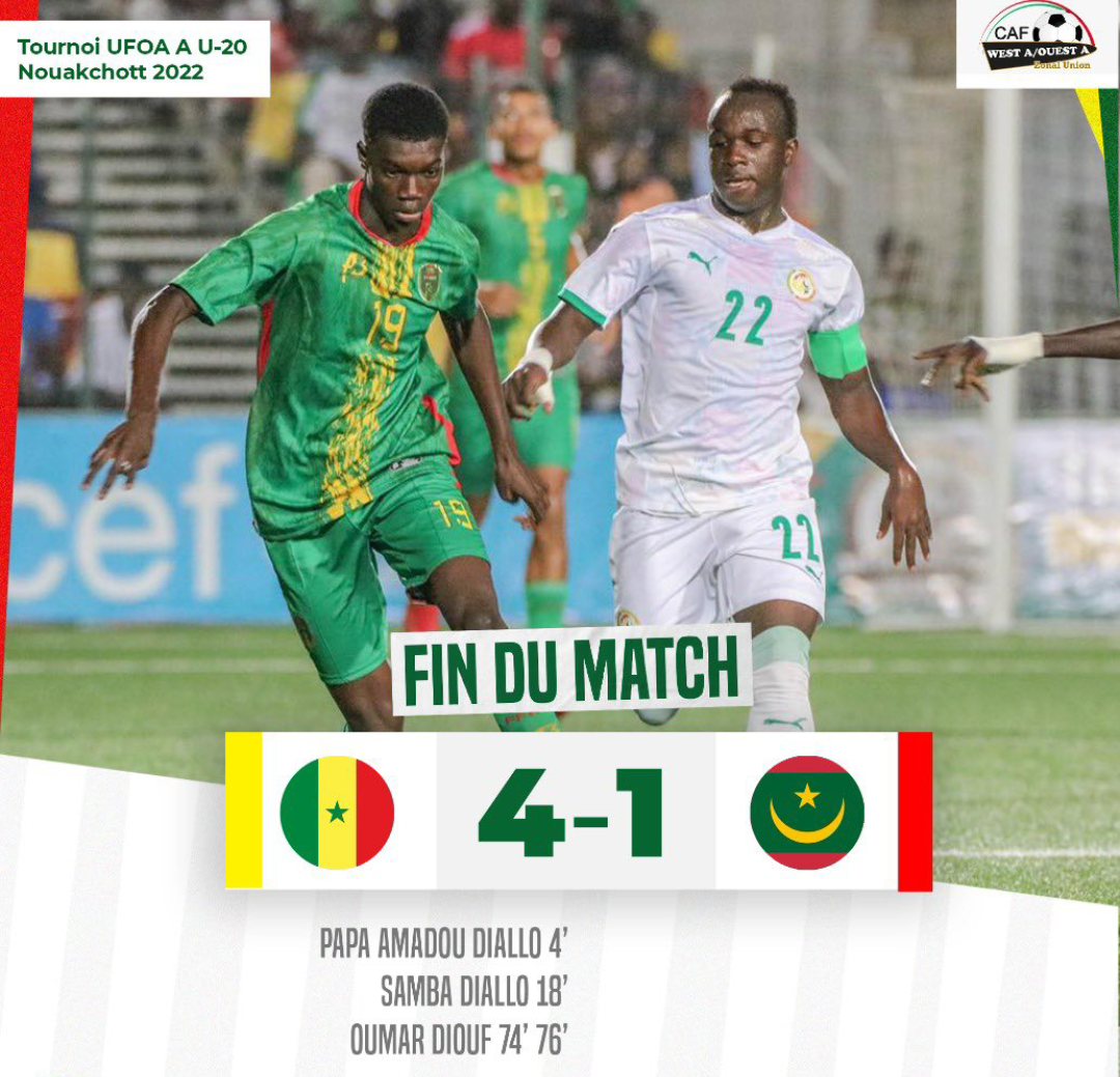 UFOA-A U20 : Le Sénégal se hisse en finale et décroche sa qualification pour la CAN 2023...