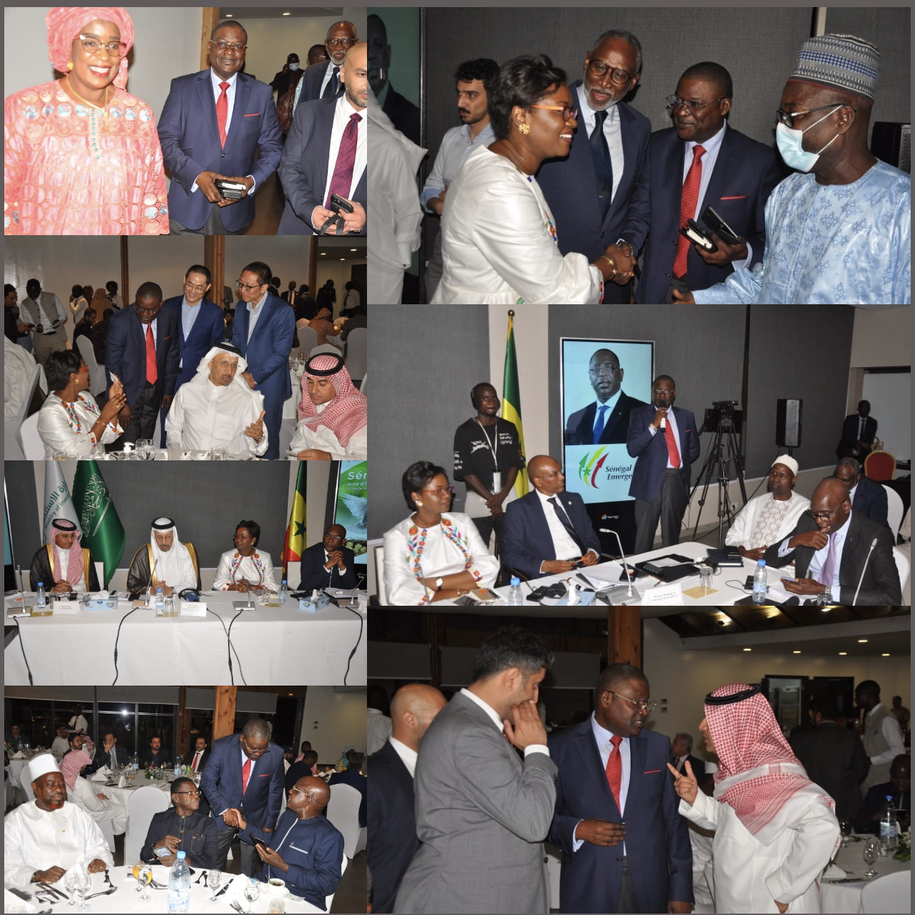 Face au ministre des investissements et hommes d'affaires Saoudiens : Baye Ciss expose ses projets au Sénégal.