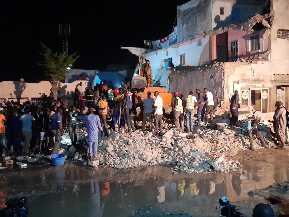 Kaolack / Bilan de l'affaissement du bâtiment à Ocass : 04 morts et 13 rescapés.