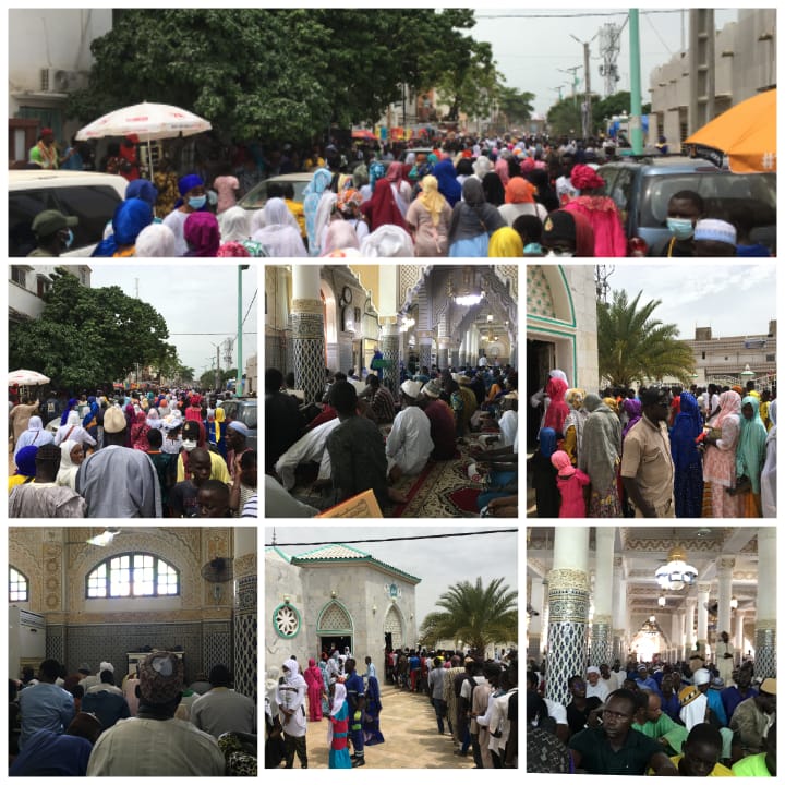 Médina Baye : l’affluence à son comble, la mosquée et le mausolée de Cheik Al Islam ne désemplissent pas.
