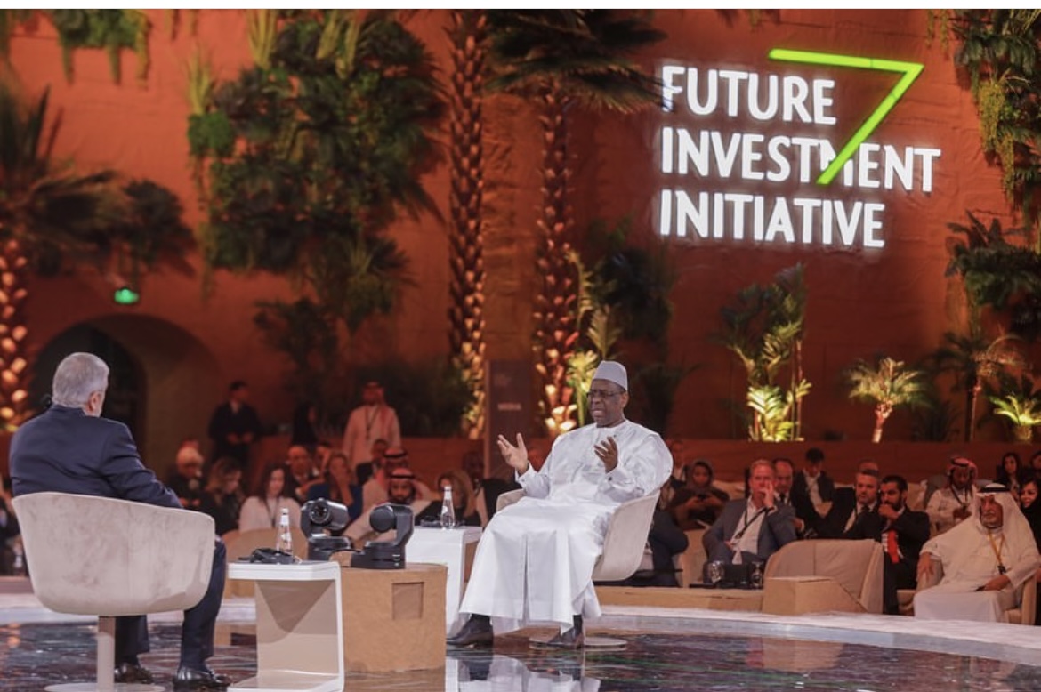Riyadh future investment iniative summit / Le président Macky Sall vend la destination Sénégal. "D'un point de vue géographique, il faut investir au Sénégal".