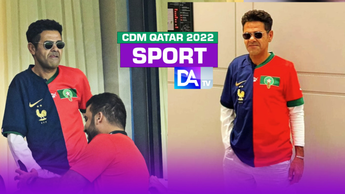 Coupe du monde : Jamel Debbouze s'affiche avec un maillot franco-marocain  au stade
