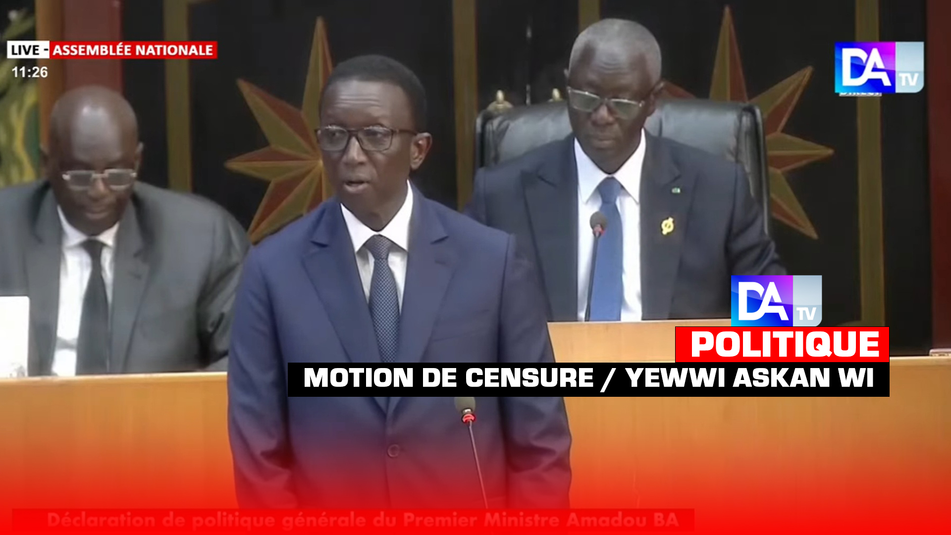 Motion de censure de Birame Soulèye Diop et Cie : Quels sont les arguments de Yewwi pour destituer le gouvernement de Amadou Ba ?