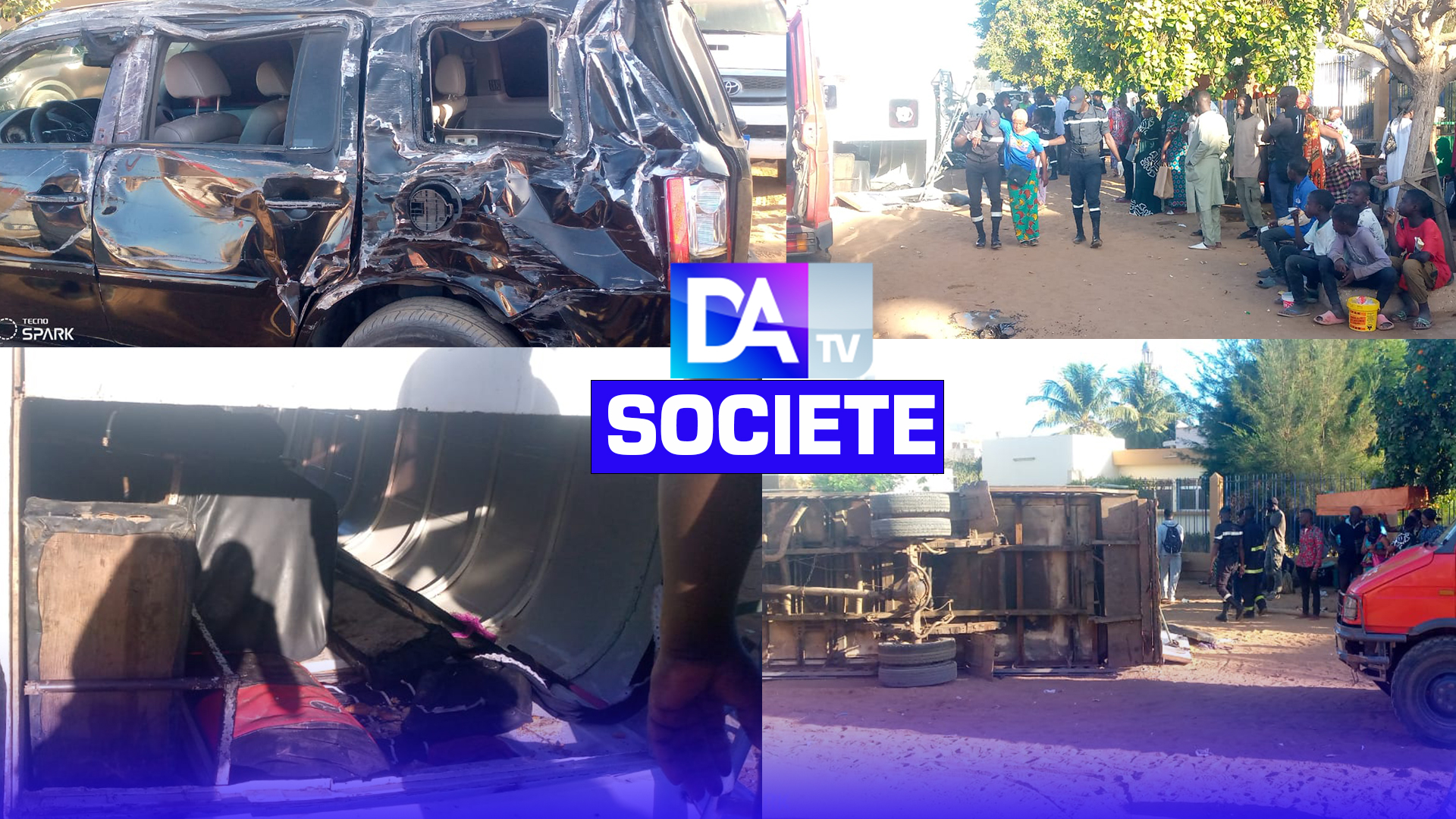 Accident en face SDE sur la route de l'Aéroport : Un «Car rapide» heurte un particulier et fait 18 blessés dont deux graves...