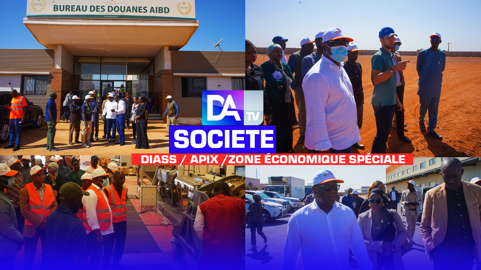 Diass : Visite du DG de Apix S.A, le docteur Abdoulaye Baldé, au niveau de la Zone Économique Spéciale (images).