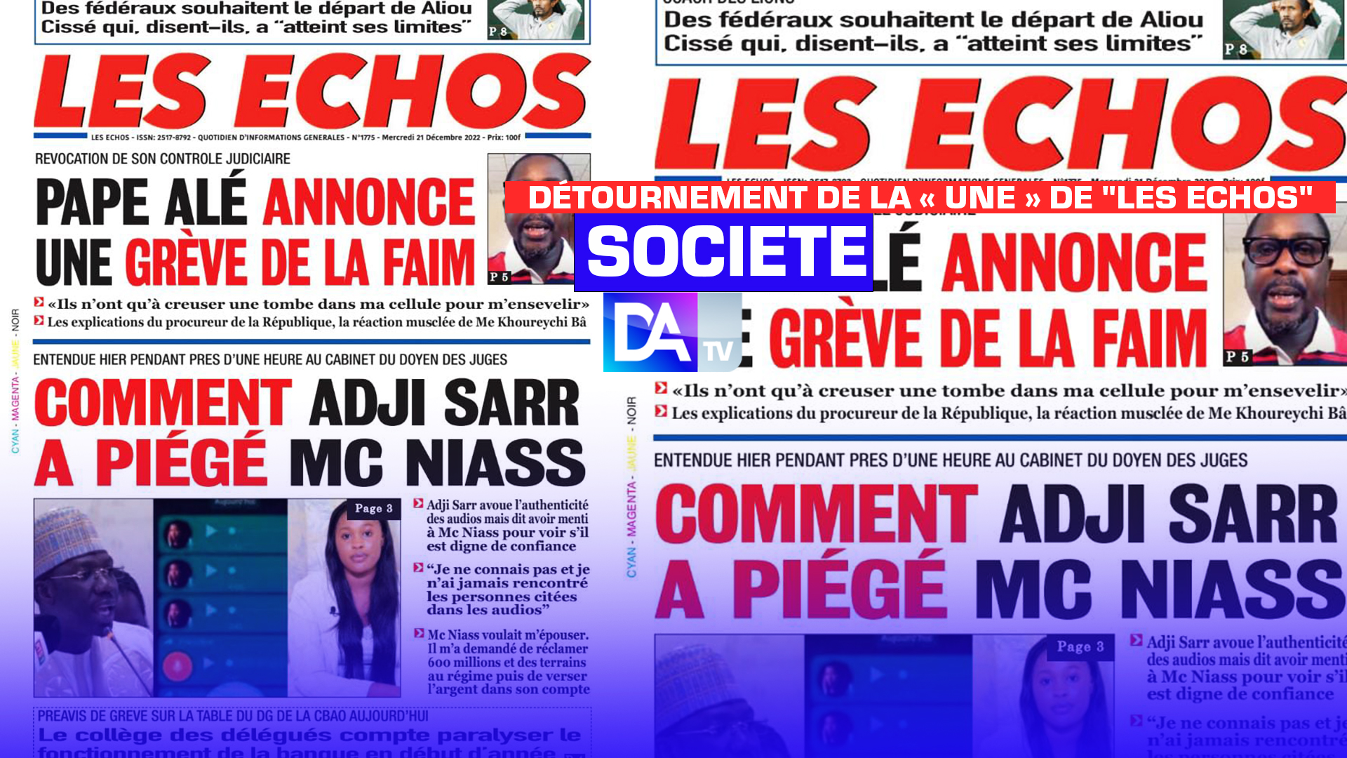 Détournement de la « Une » de "Les Échos" : Le quotidien va déposer une plainte auprès du procureur de la république