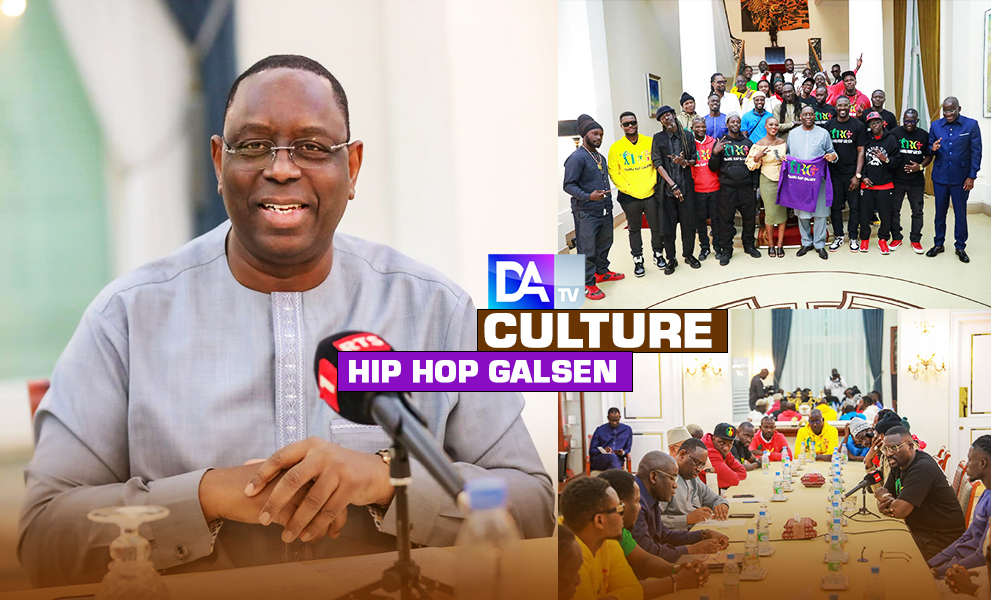 [PHOTO] Culture : Le chef de l’État a reçu les acteurs majeurs du Hip Hop Galsen