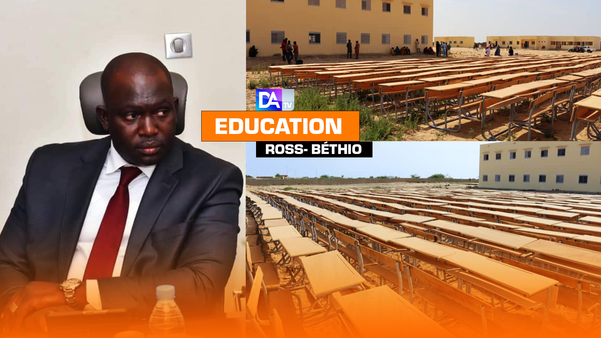ROSS- BÉTHIO / Le Maire Faly Seck remet au nouveau lycée 462 tables bancs pour une valeur de 16 millions 