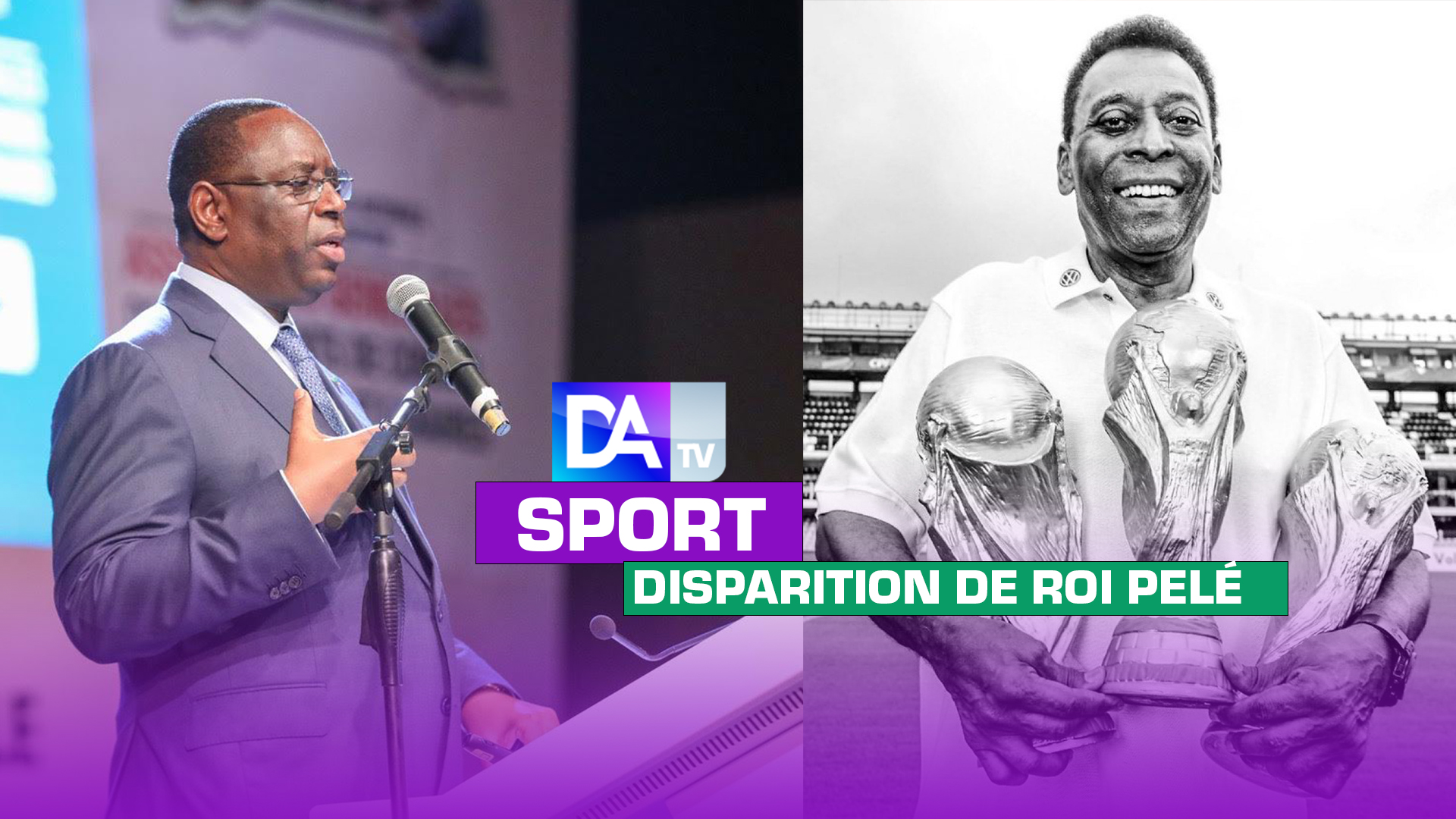 Disparition du roi Pelé, le Président Macky Sall s’incline devant la mémoire de la légende brésilienne…