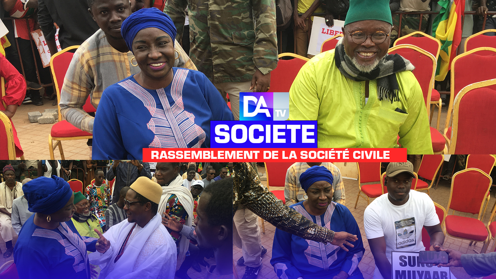 Mobilisation de la société civile : Aminata Touré prend part à la manifestation.