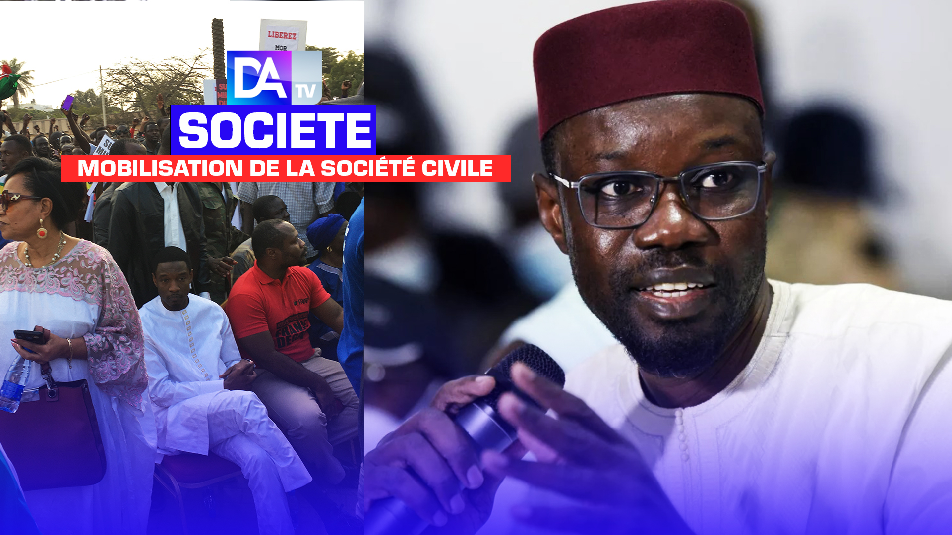 Mobilisation de la société civile : Ousmane Sonko déplore l’incident dont a été victime Pape Djibril Fall et invite à l’unité