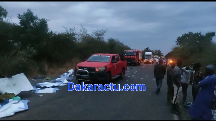 Kaffrine: 39 morts et 78 blessés dans un accident de la circulation( bilan provisoire).
