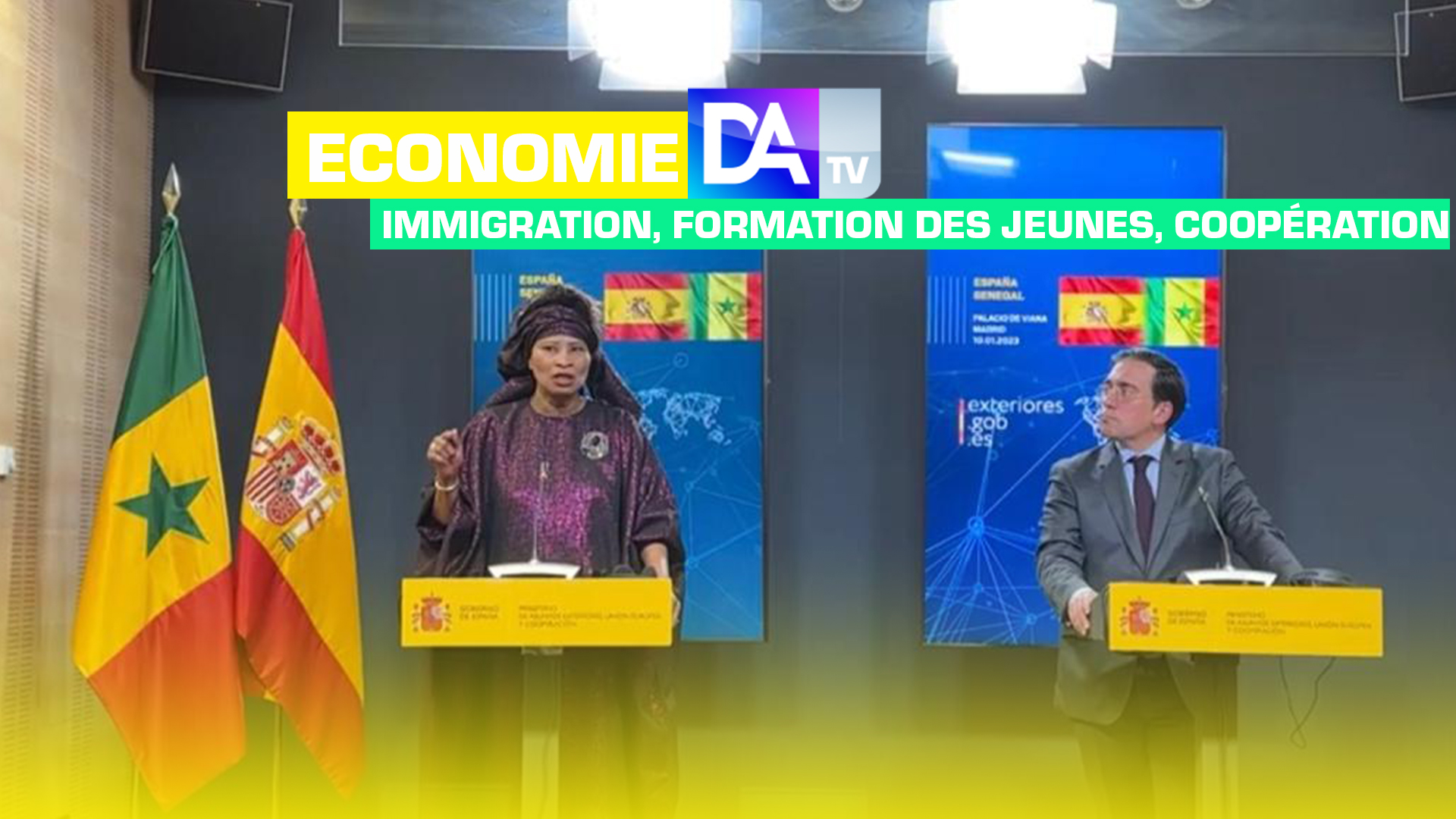 Immigration, formation des jeunes, coopération : Les points saillants de la rencontre entre le MAESE Aïssata Tall Sall et son homologue Espagnol.