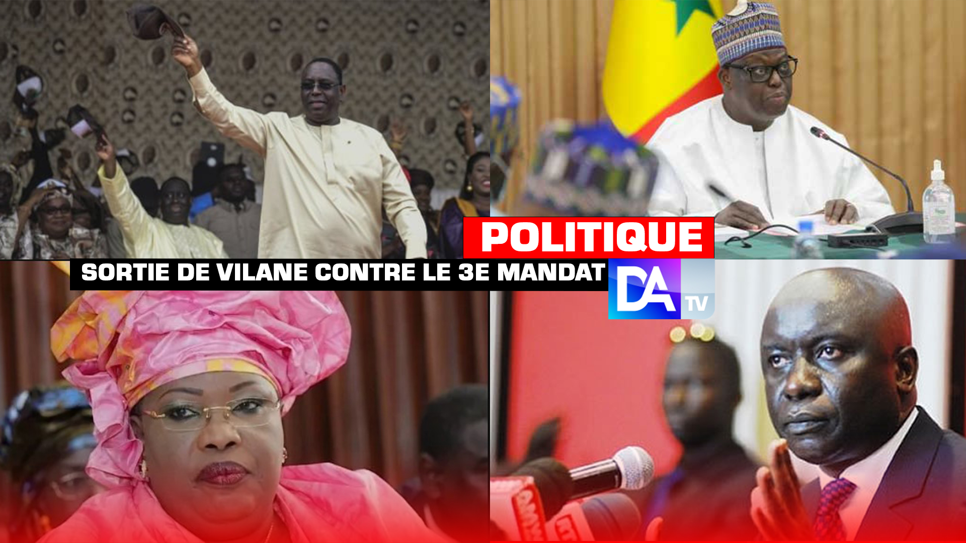 Sortie de Vilane contre le 3e mandat : Les alliés face au dilemme du « Ni Oui Ni Non » ?