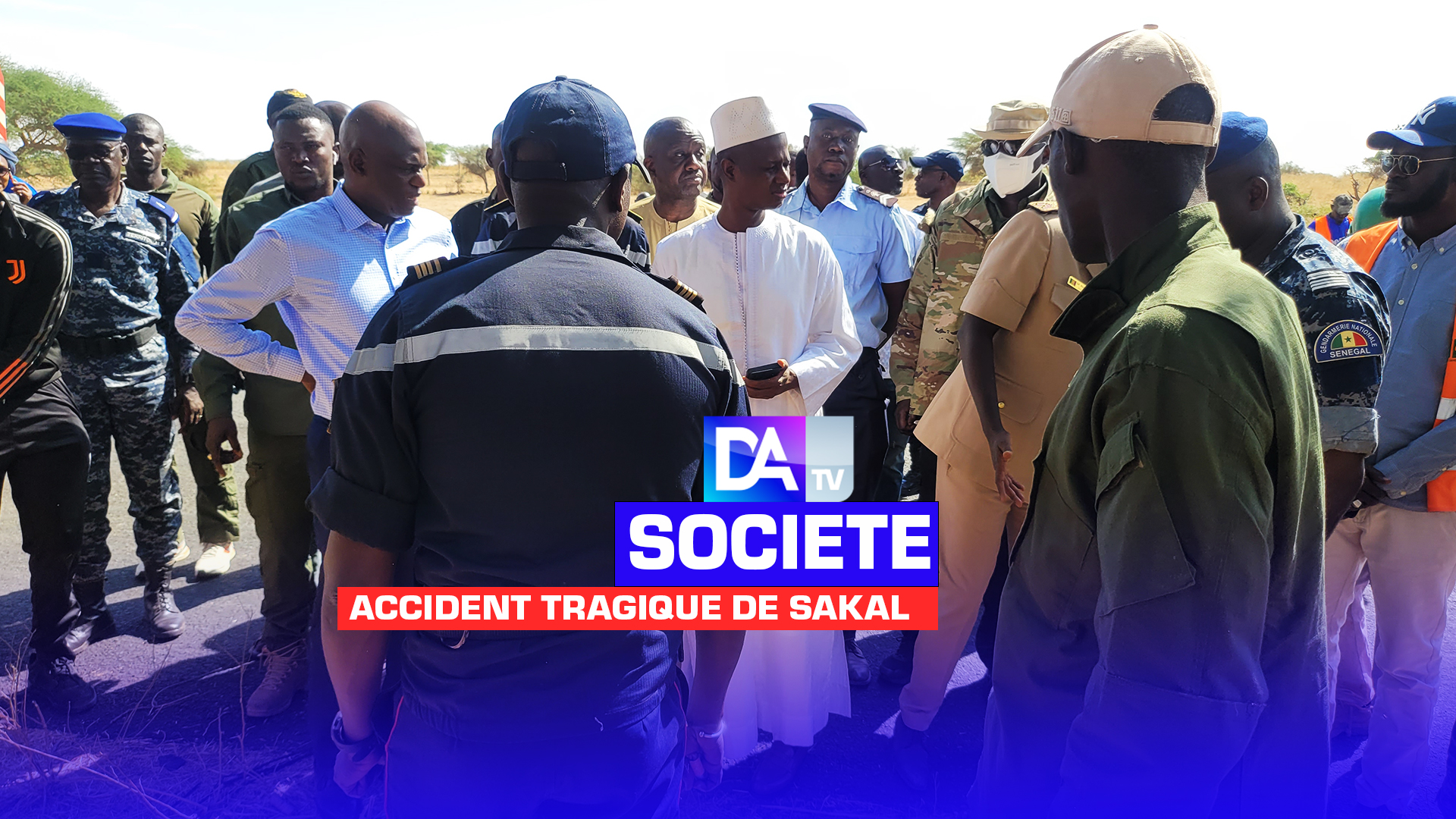 Accident tragique de Sakal : Le ministre de l'Intérieur Antoine Abdoulaye Félix Diom est arrivé sur les lieux