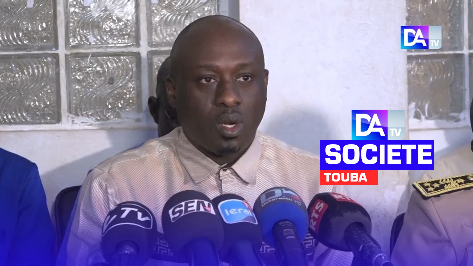 TOUBA / visite de sites et d’ouvrages des eaux pluviales de Touba par le ministre délégué Issakha Diop