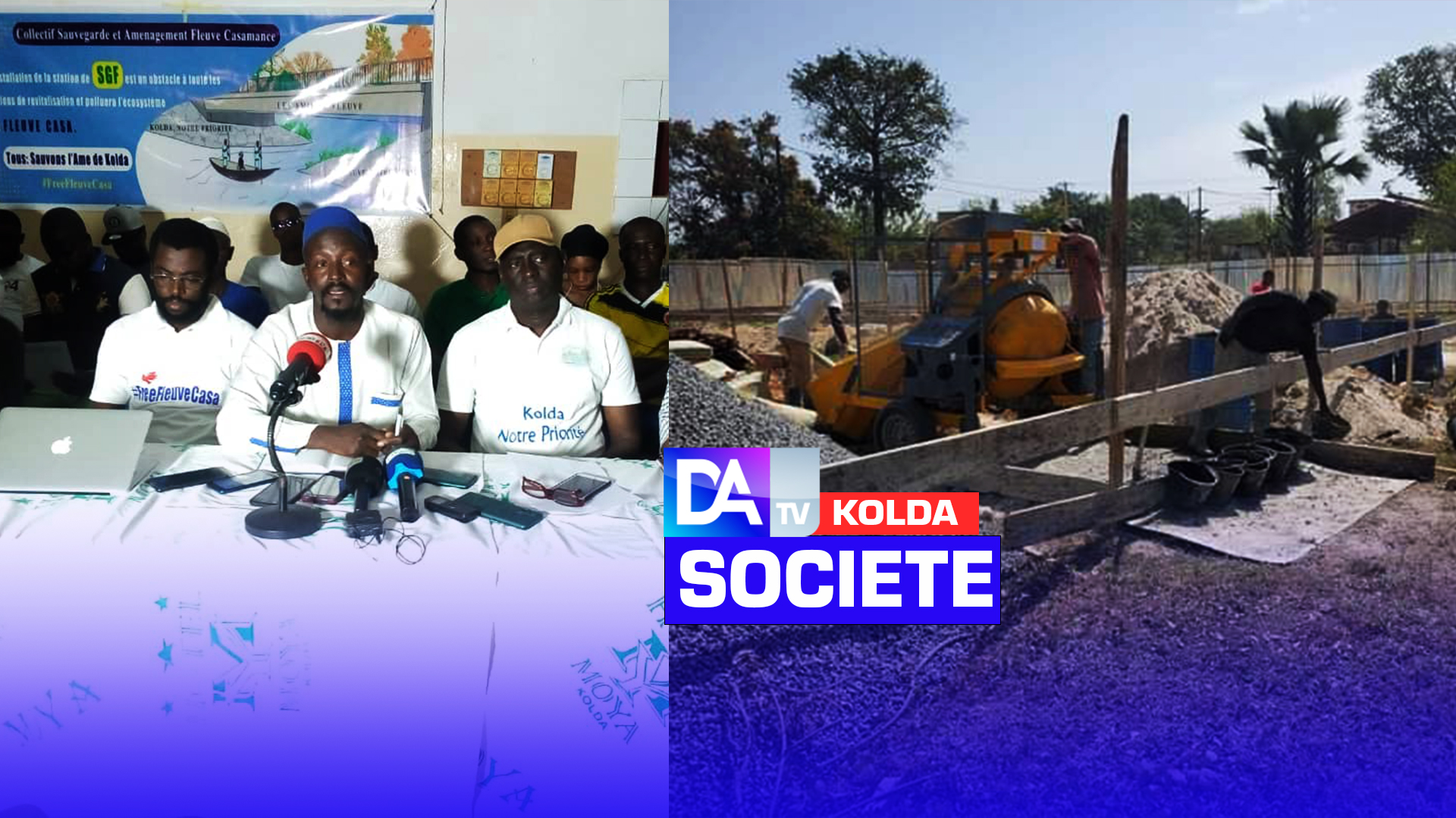Construction d'une station d'essence sur la berge du fleuve Casamance à Kolda : le collectif sauvegarde et aménagement du fleuve demande l'arrêt des travaux...