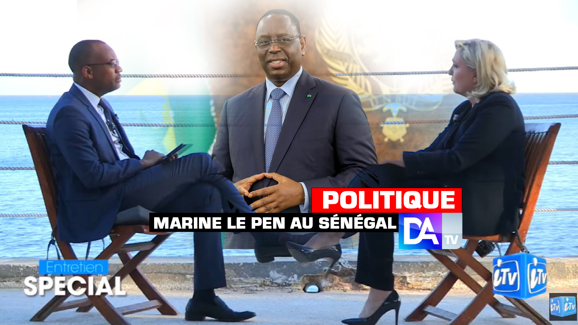 Marine Le Pen après son audience avec le chef de l’État : « Macky Sall et moi avons des points de convergence… »