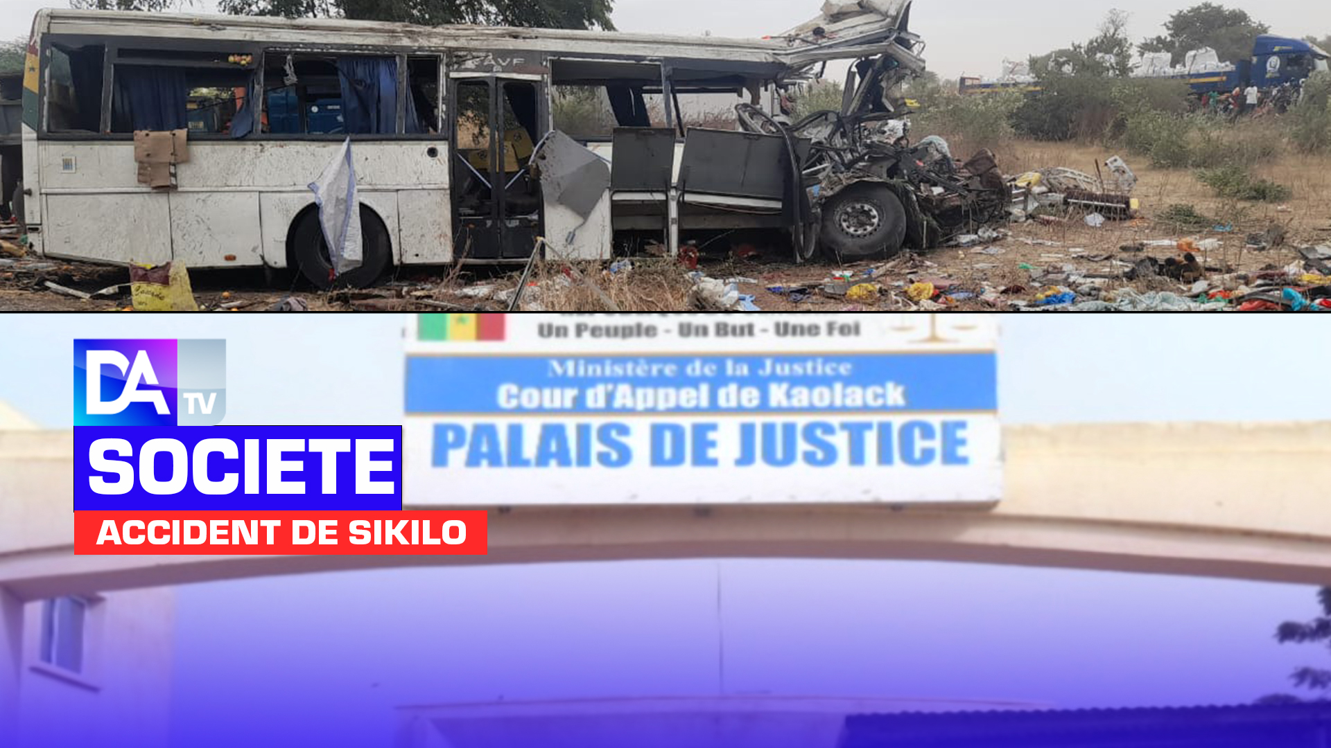 Accident de Sikilo / TGI de Kaolack : Les deux propriétaires des bus condamnés à 2 ans de prison avec sursis et une amende de 106.000 Fcfa.