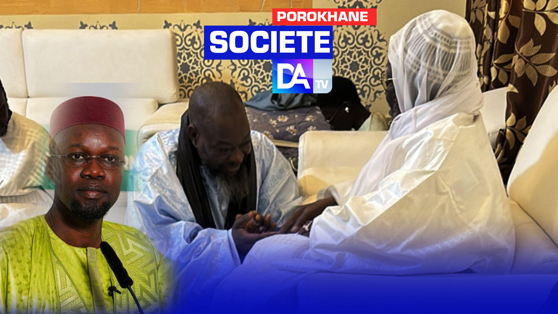 POROKHANE - Sonko en route pour se rectifier devant le Khalife Général des Mourides