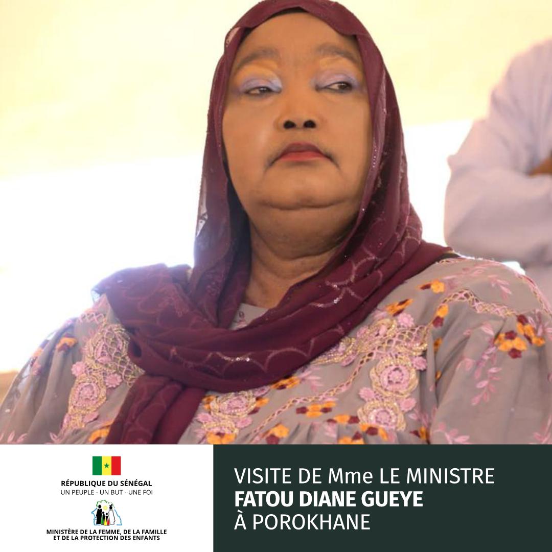 Les Images de la visite de Mme le Ministre Fatou Diané à prokhane
