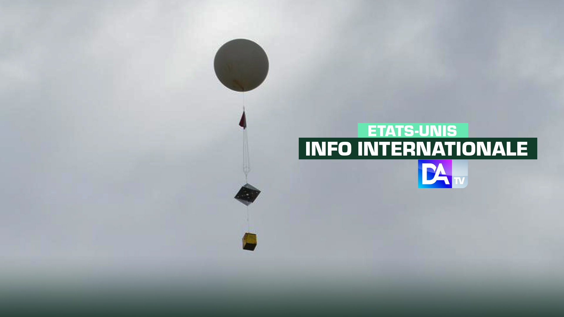 Pékin "regrette" l'entrée "involontaire" d'un ballon sans pilote dans l'espace aérien américain
