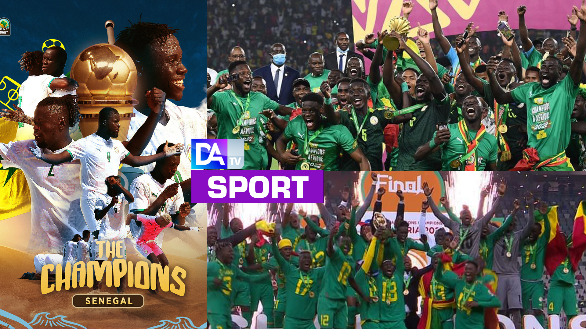 Record : Le Sénégal est la première nation à réaliser le triplé CAN, Chan et CAN Beach Soccer !