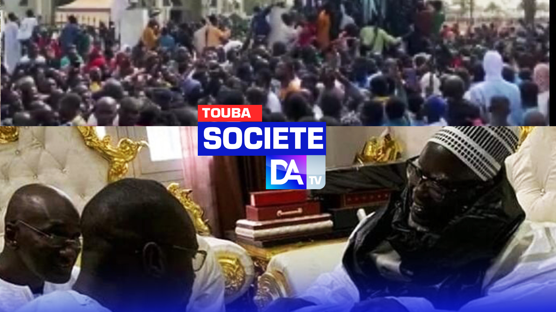 TOUBA - Sonko s’est entretenu avec le Khalife Général des Mourides dans l’enceinte de la grande mosquée