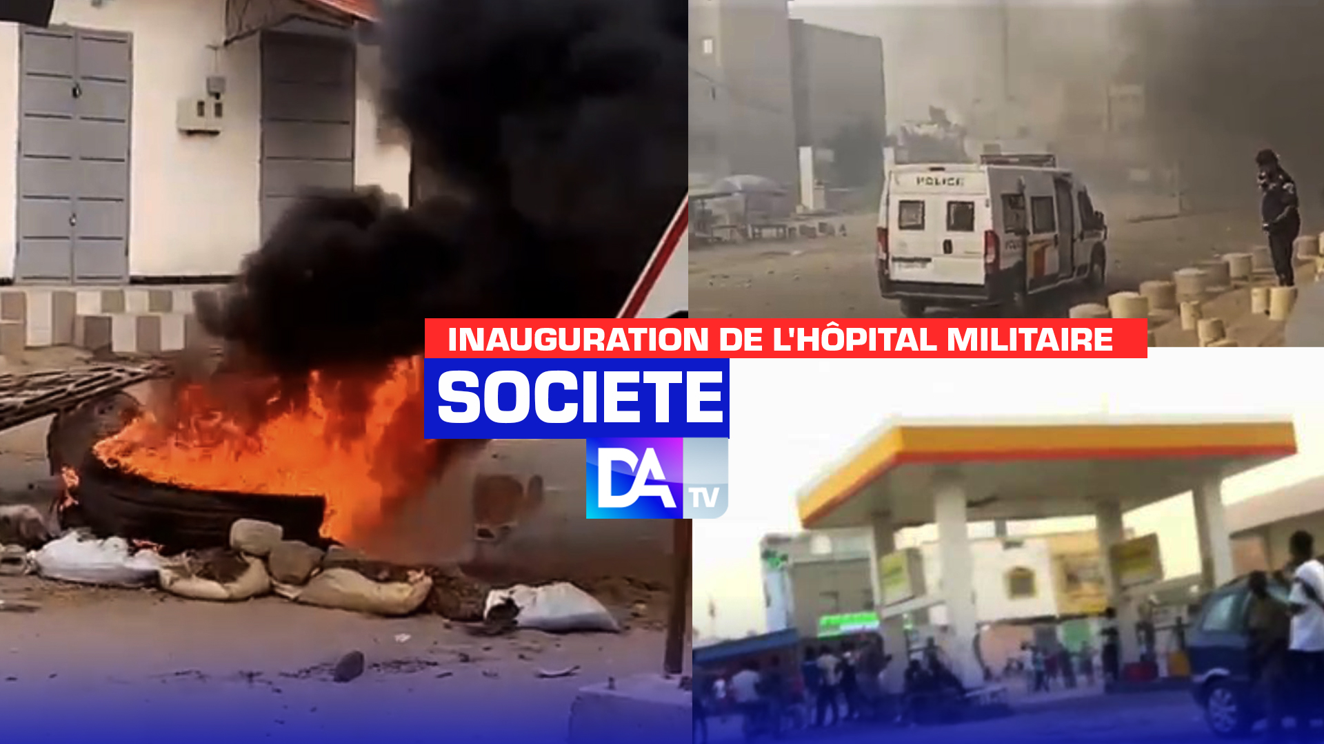 MBACKÉ - Les manifestants veulent s’en prendre aux stations d’essence… Les forces de l’ordre résistent ! 