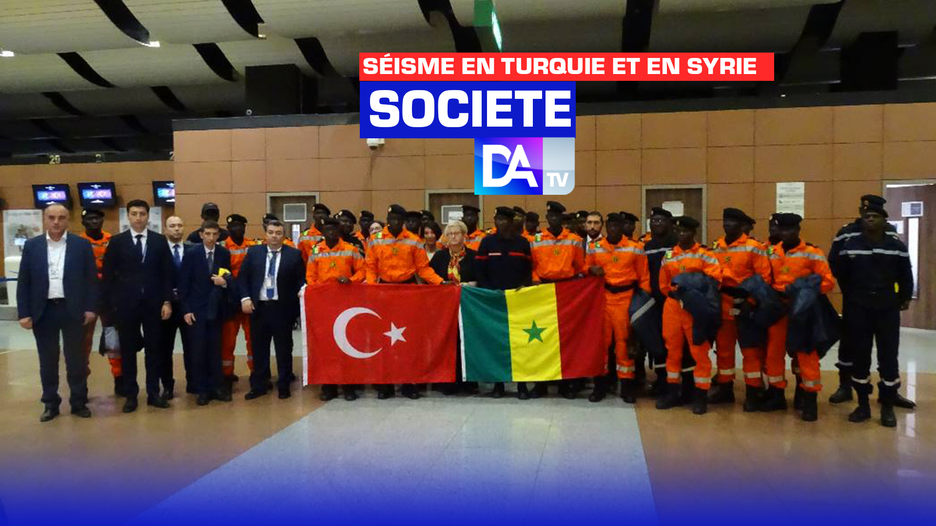 Séisme en Turquie et en Syrie: Le détachement des Sapeurs-pompiers sénégalais a quitté Dakar ce matin( images).