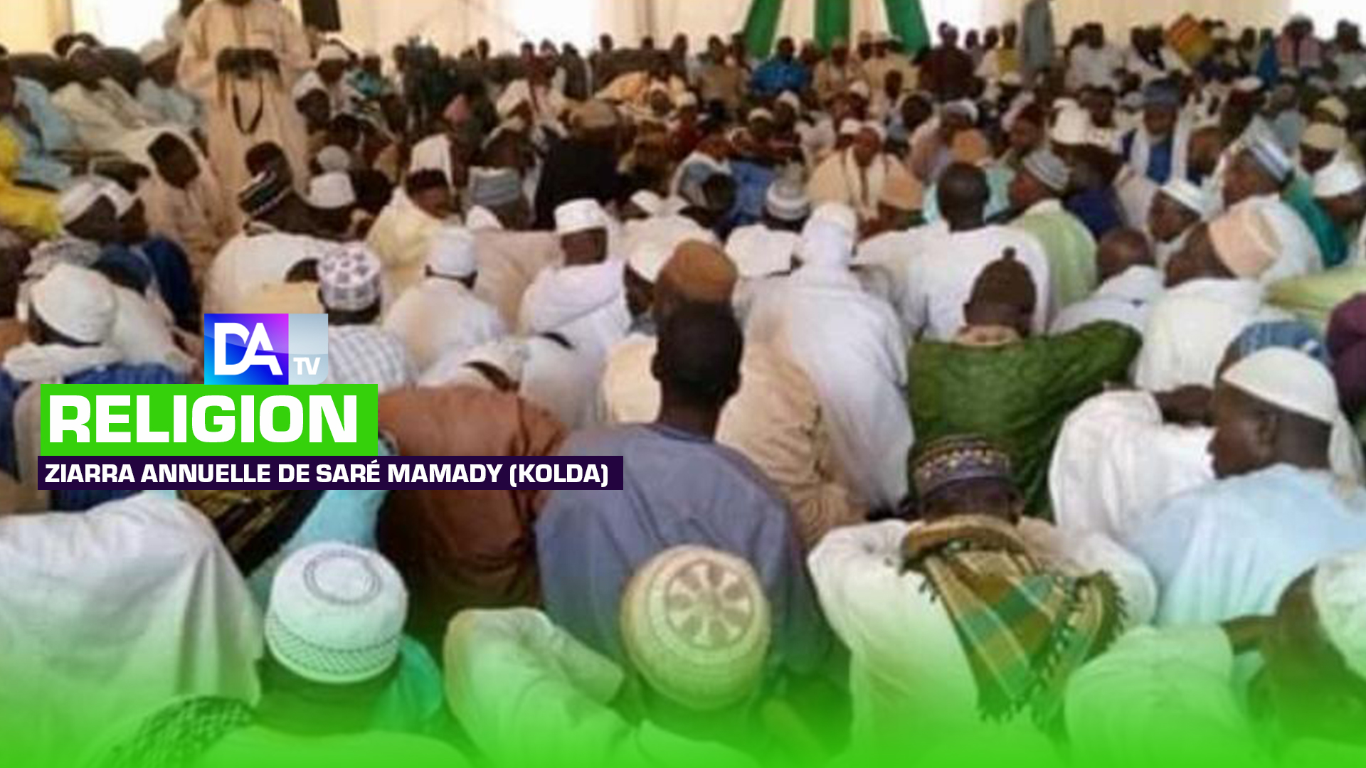 Ziarra annuelle de Saré Mamady (Kolda) : le Khalife général de la famille chérifienne, Chérif Léheib Aïdara appelle la classe politique à la retenue… invite les jeunes à la non-violence… évitez la manipulation des réseaux!