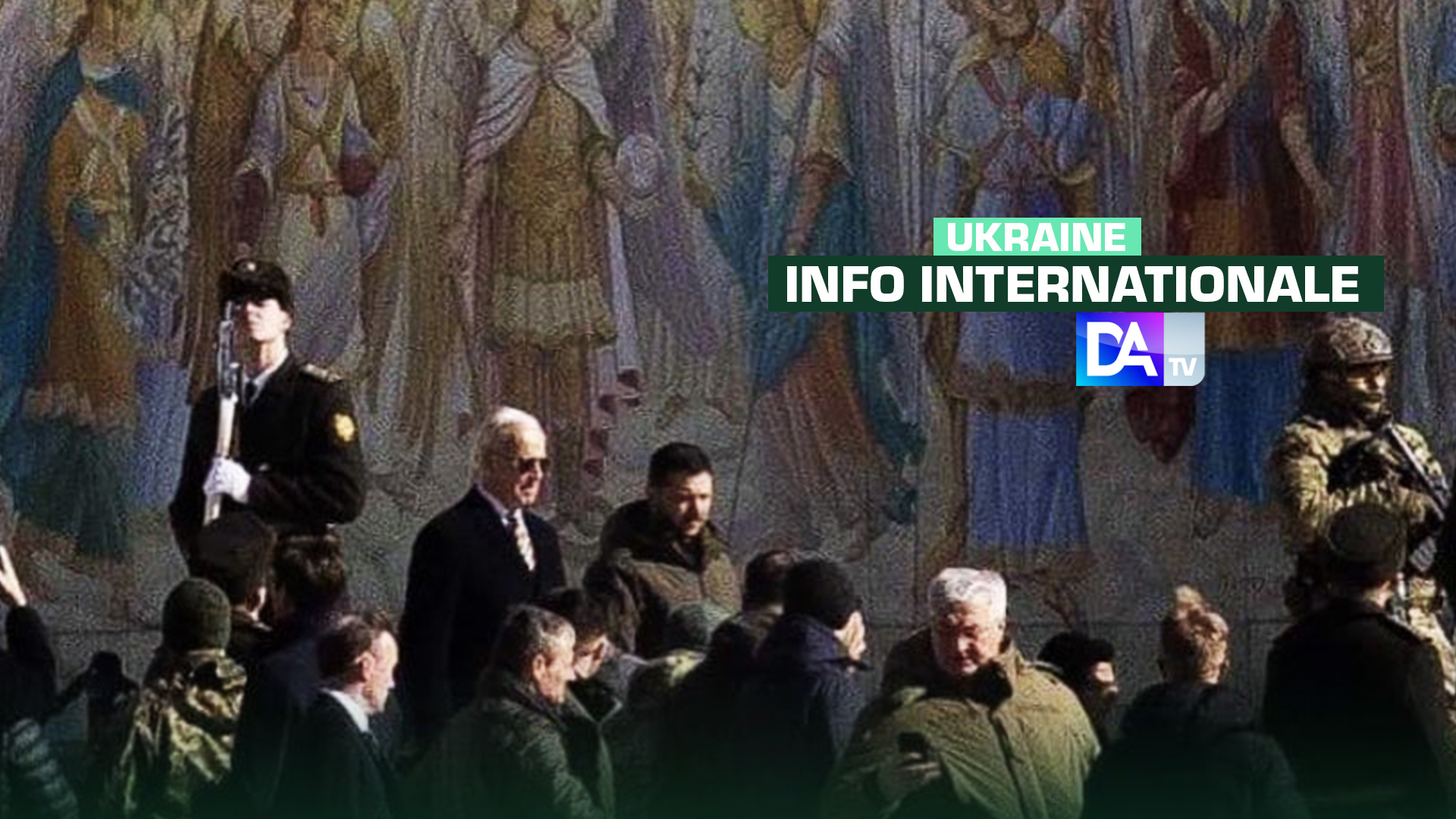 Le président américain Joe Biden en visite surprise à Kiev